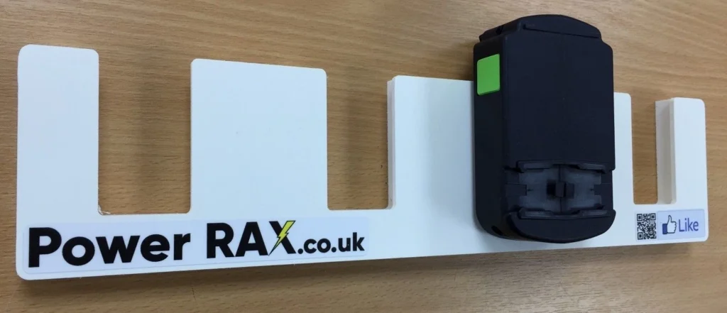 Power RAX Slide-in Battery Rack for Festool 18v Batteries