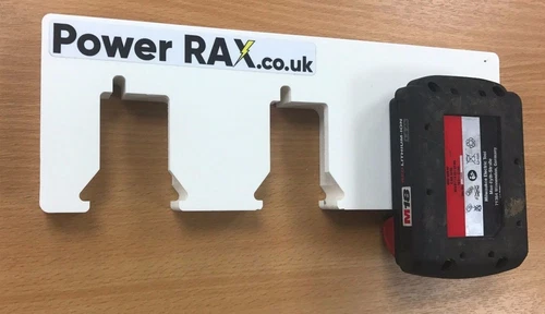 Power RAX Lock-in Battery Rack for Milwaukee 18v Batteries