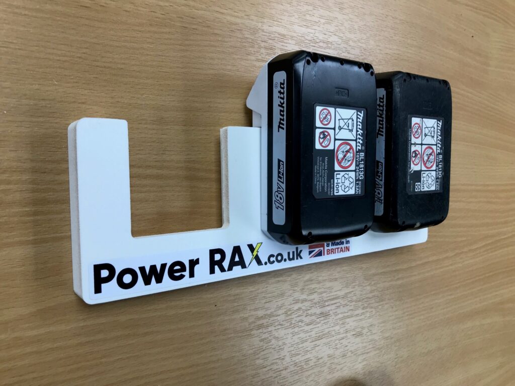 Power RAX Slide-in Battery Rack for Makita G Series Batteries