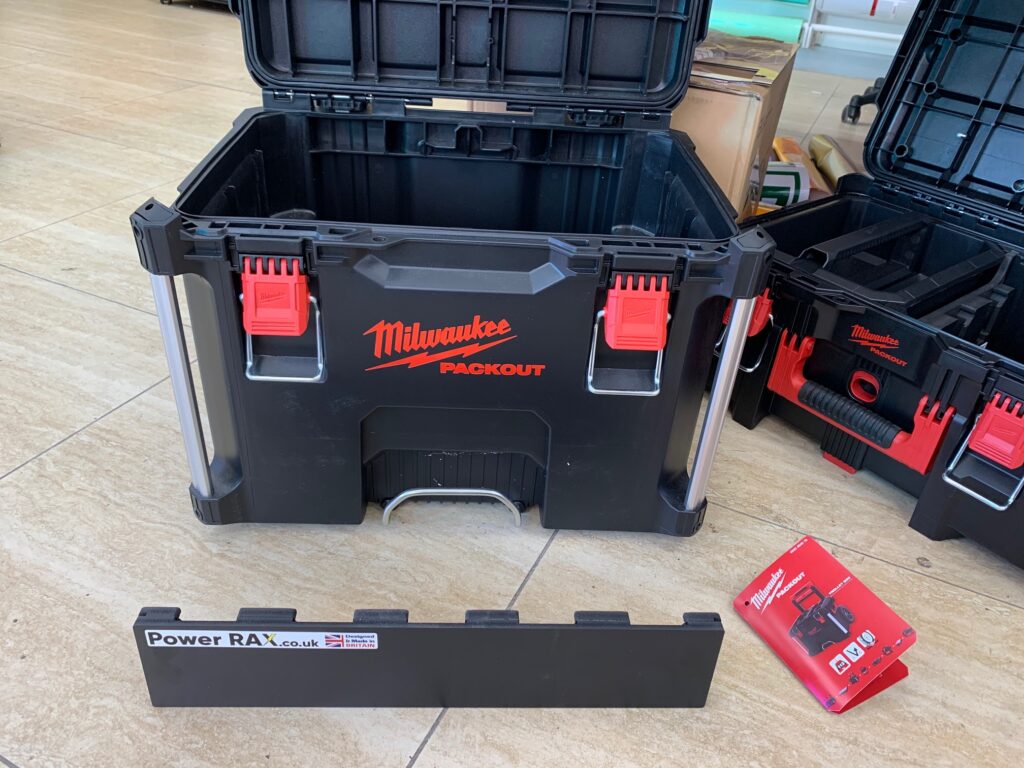 Battery Rack for M18 Batteries for Milwaukee Packout Trolley Box NO BOX INCLUDED