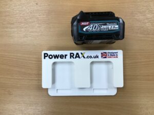 Power RAX Lock-in Battery Rack for Makita 40v Batteries