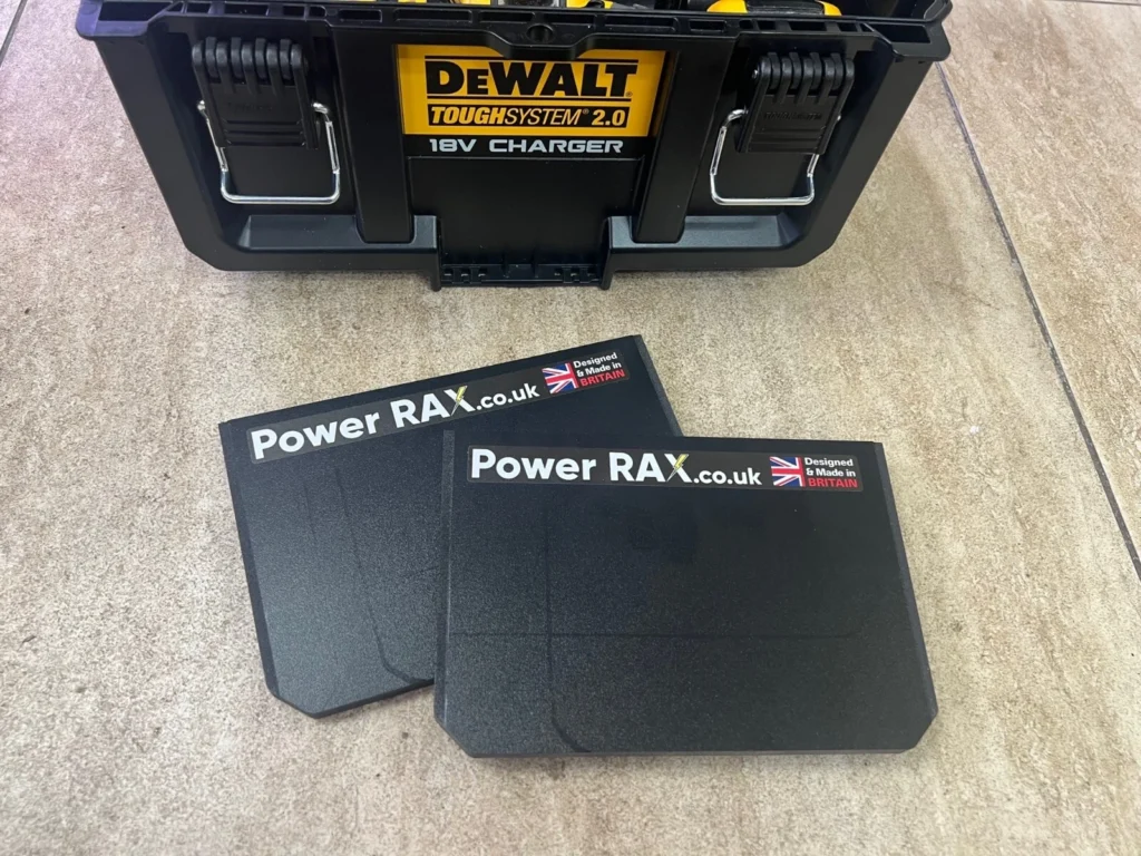 POWERRAX TOOL BOX DIVIDER for DeWalt Tough System 2.0 18v Charger