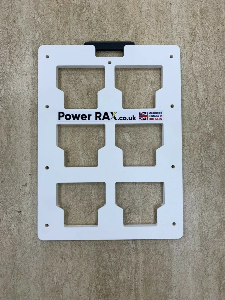 Power Rax 1/2 Wall mounting Plate Bundle x6
