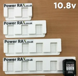 Power RAX Slide-in Battery Rack for Makita 12v / 10.8v Batteries
