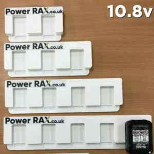 Power RAX Slide-in Battery Rack for Makita 12v / 10.8v Batteries