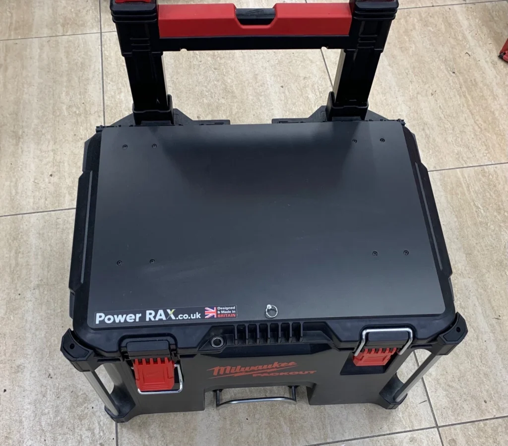 Power Rax Double Mounting Sled compatible with Milwaukee Packout systems